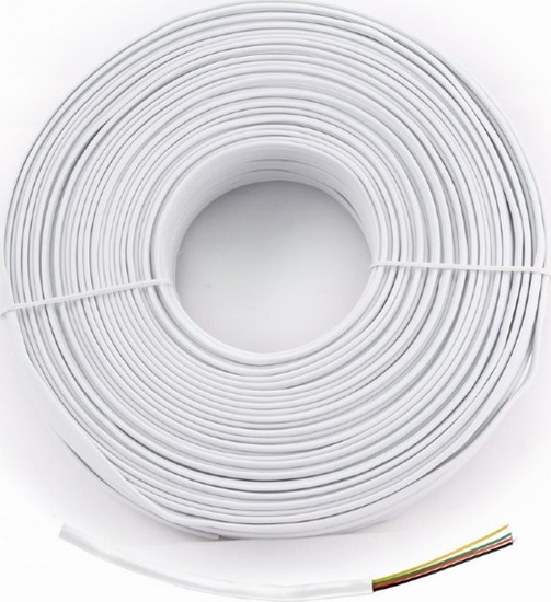 Picture of Activejet KABEL TELEFONICZNY 4-YY PASKI 100M SZARY