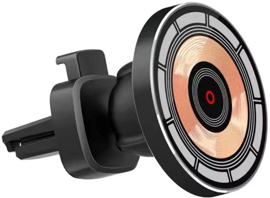 Picture of adowarka 1stCOOL Bezprzewodowa QI nabijeka 15W, do samochodu, MagSafe, USB-C, czarny