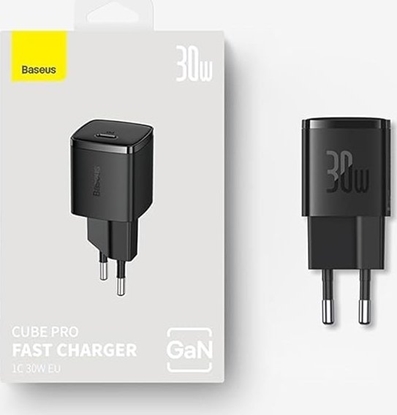 Attēls no adowarka Baseus adowarka GaN Baseus 30W USB-C -Czarna