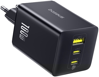 Picture of adowarka Baseus adowarka sieciowa EnerFill FE11 100W 2 x USB-C + USB-A - czarna