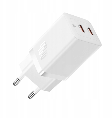 Picture of adowarka Baseus adowarka sieciowa GaN5 Pro 40W 2xUSB-C - biaa