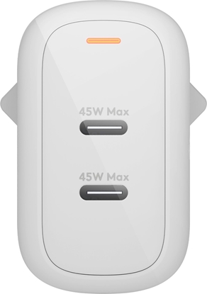 Picture of adowarka dbramante re-charge - EU Wall Charger - 2x USB-C 45W - W, Indoor, AC, White