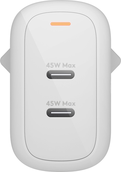 Picture of adowarka dbramante re-charge - EU Wall Charger - 2x USB-C 45W - W, Indoor, AC, White