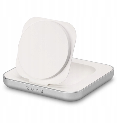 Attēls no ZENS MAGNETIC NIGHTSTAND CHARGER WHITE