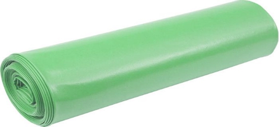 Изображение Aglo3 Aglo3 - Zielone worki na mieci, szko, mocne, folia recyklingowa LDPE, 10 sztuk - 240 l