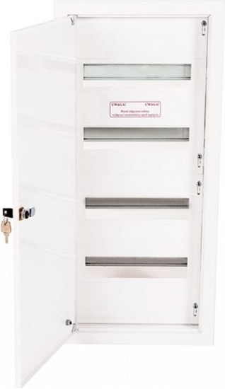 Picture of Alfako Rozdzielnica moduowa 4x12 podtynkowa IP40 z zamkiem (A-RW16)