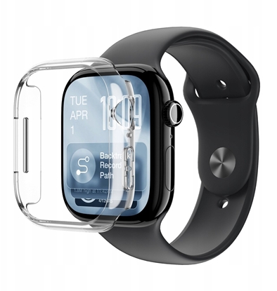 Изображение Amazingthing Etui ochronne Minimal na Apple Watch Series 11 46mm - przezroczysty