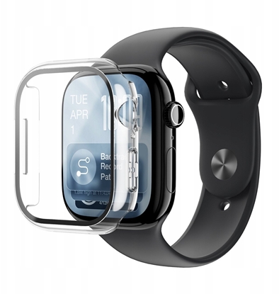 Изображение Amazingthing Szko ochronne Radix z etui na Apple Watch Series 11 42 mm - przezroczyste