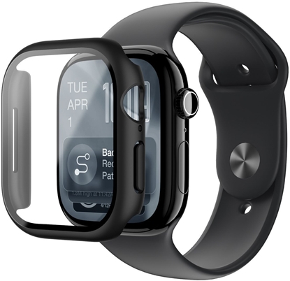 Изображение Amazingthing Szko ochronne Radix z etui na Apple Watch Series 11 46 mm - czarne