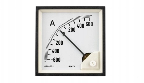 Picture of Amperomierz analogowy 96x96 N:IP52 AB55:zakr.pom.4kA/60mV MA19