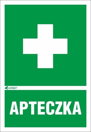 Picture of ANRO Tabliczka Apteczka 100 x 145mm (8IH1/F)