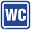 Изображение ANRO Tabliczka Oznaczenie WC 100 x 100mm (61/H/F)