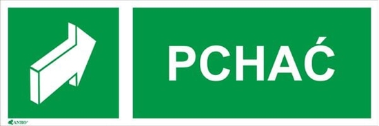 Picture of ANRO Tabliczka Pcha (37E/G/FS)