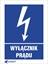 Picture of ANRO Tabliczka Wycznik prdu 52 x 74mm (8EIA/Q1/F)