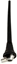 Изображение CB Antena Kathrein KATHREIN antenna dachowa 406-440MHz zysk 0dB / poczenie Minicrimp / dugo 180mm / czarny K707721
