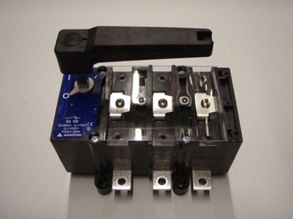 Picture of Apator Rozcznik izolacyjny z napdem niezalenym 3-biegunowy rczka na waku RA160 P3/R 690V 160A Ui:1000V
