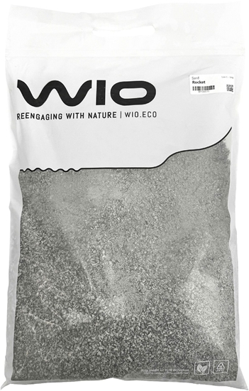 Изображение Aqua Nova WIO Rocket Sand, piasek, dekoracyjny, ciemnoszary, 5kg, worek