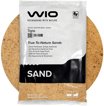 Изображение Aqua Nova WIO Tigris Sand, piasek, dekoracyjny, óty, 2kg, worek