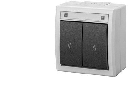 Изображение AQUANT 2K cznik natynkowy zwierny aluzjowy IP55 szary 5008-10