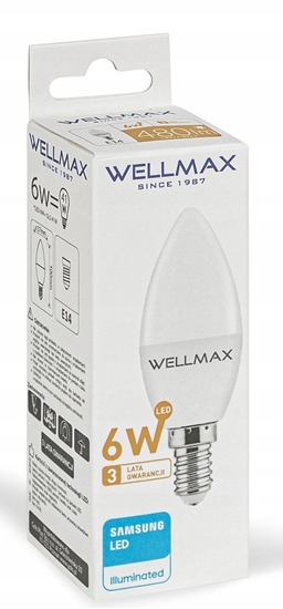 Picture of arówka LED 6W E14 wieczka 540lm Ciepa 3000K SAMSUNG / GOL111C06