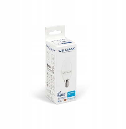 Attēls no arówka LED 6W E14 wieczka 540lm Zimna 6500K SAMSUNG / GP111Z06