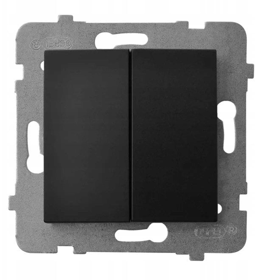 Picture of AS cznik podwójny schodowy czarny metalik P-10G/m/33