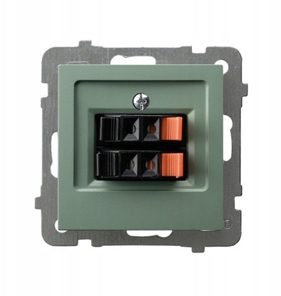 Picture of AS Gniazdo gonikowe podwójne zielony mat GG-2G/m/84