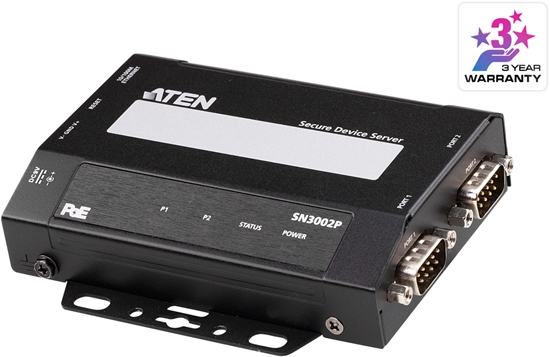 Изображение Aten SN3002P 2-Port RS-232 Secure Device Server PoE
