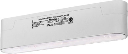 Picture of AWEX Oprawa awaryjna Arrow N ECO LED 3 x 1W 1h jednozadaniowa (ARNO/3x1W/ESE/X/WH)