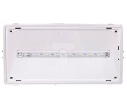 Picture of AWEX Oprawa awaryjna EXIT IP65 1W 3h dwuzadaniowa biaa ETE/1W/CSA/X/WH - ETE/1W/CSA/X/WH