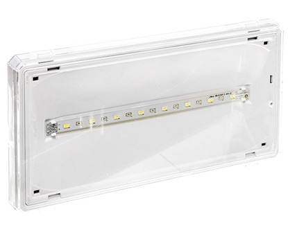 Picture of AWEX Oprawa awaryjna EXIT IP65 3W 1h jednozadaniowa biaa ETE/3W/ESE/X/WH