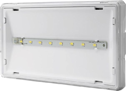 Picture of AWEX Oprawa awaryjna EXIT IP65 ECO LED AT 3W 310lm 1h jednozadaniowa biaa (ETE/3W/E/1/SE/AT/WH)