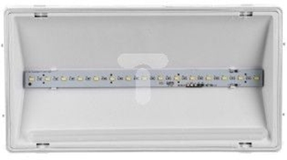 Picture of AWEX Oprawa awaryjna EXIT L IP65 ECO LED AT 3W 340lm 1h jednozadaniowa biaa (ETL/3W/E/1/SE/AT/WH)