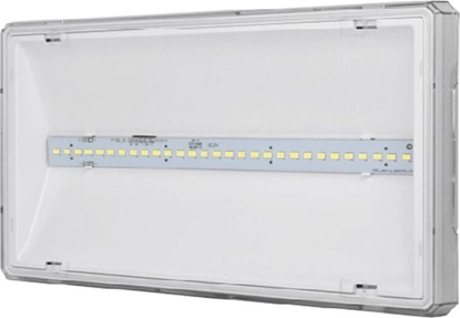 Picture of AWEX Oprawa awaryjna EXIT L IP65 LED 6W 850lm 1h jednozadaniowa PT biaa ETL/6W/B/1/SE/PT/WH - ETL/6W/B/1/SE/PT/WH
