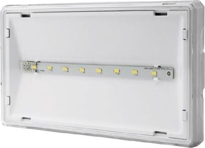 Picture of AWEX Oprawa awaryjna EXIT S IP65 ECO* LED 3W 310lm 1h jednozadaniowa biaa ETS/3W/E/1/SE/PT/WH