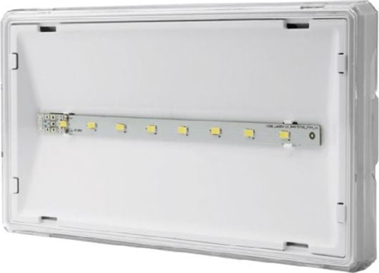Picture of AWEX Oprawa awaryjna EXIT S IP65 ECO* LED 3W 310lm 1h jednozadaniowa biaa ETS/3W/E/1/SE/PT/WH