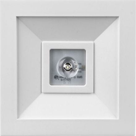 Picture of AWEX Oprawa LOVATO N ECO LED 3W 315lm (opt. otwarta) 1h jednozadaniowa biaa LVNO/3W/ESE/AT/WH - LVNO/3W/ESE/AT/WH