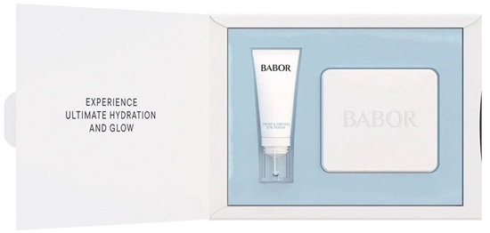 Picture of Babor Instant Fresh &amp Smooth Eye Serum + Patches zestaw serum pod oczy 15ml + silikonowe patki wielokrotnego uytku 2szt