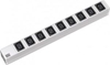 Picture of Bachmann 19" socket strip with 9x C13 sockets, with earthing contact plug