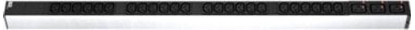 Picture of Bachmann IT PDU ALU 1U 24x C13 3x C19 plug CEE L+N+PE 16A blue