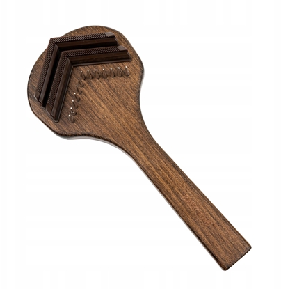 Изображение Barry King Ekskluzywne zgrzebo, dla zwierzt, bukowe drewno, stal, materia ABS, wym.8,6 x19,9cm