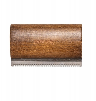 Изображение Barry King Grzebie do podszerstka, dla zwierzt, drewno bukowe, stal, szeroko 13cm