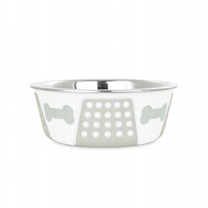 Изображение Barry King Miska dla psa szara nadruk ko stal nierdzewna antypolizgowa 17cm 900ml