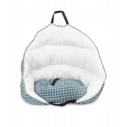 Изображение Barry King Przenony fotelik samochodowy dla psa, ciemny szary, 60*50*50cm