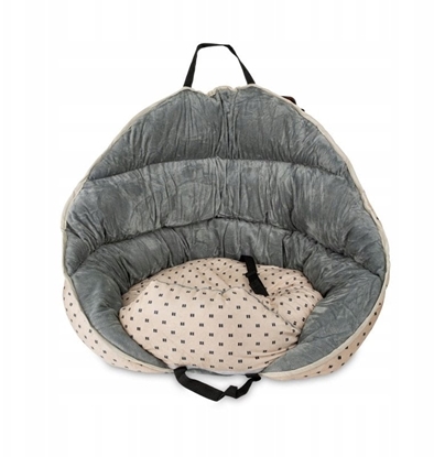 Изображение Barry King Przenony fotelik samochodowy, dla psa, beowo-szary, 60*50*50cm