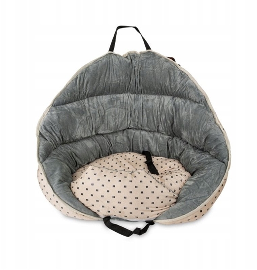 Изображение Barry King Przenony fotelik samochodowy, dla psa, beowo-szary, 60*50*50cm