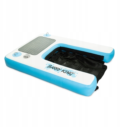 Изображение Barry King Rampa dla psa, biao-niebieska, pompowana, 80x60x10cm