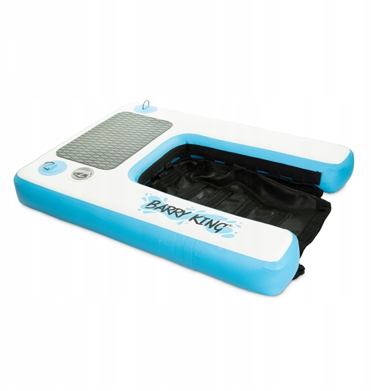 Изображение Barry King Rampa dla psa, biao-niebieska, pompowana, 80x60x10cm