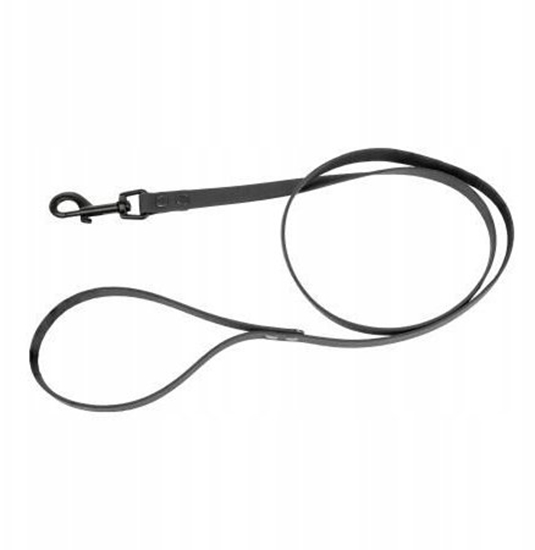 Изображение Barry King Smycz dla psa z wytrzyma gum, czarny, 16mm/1,2m