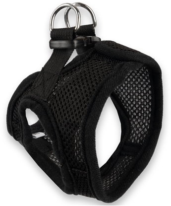 Изображение Barry King Szelki dla psa czarne bezuciskowe XS ob.klatki 33cm/d.klatki 12cm